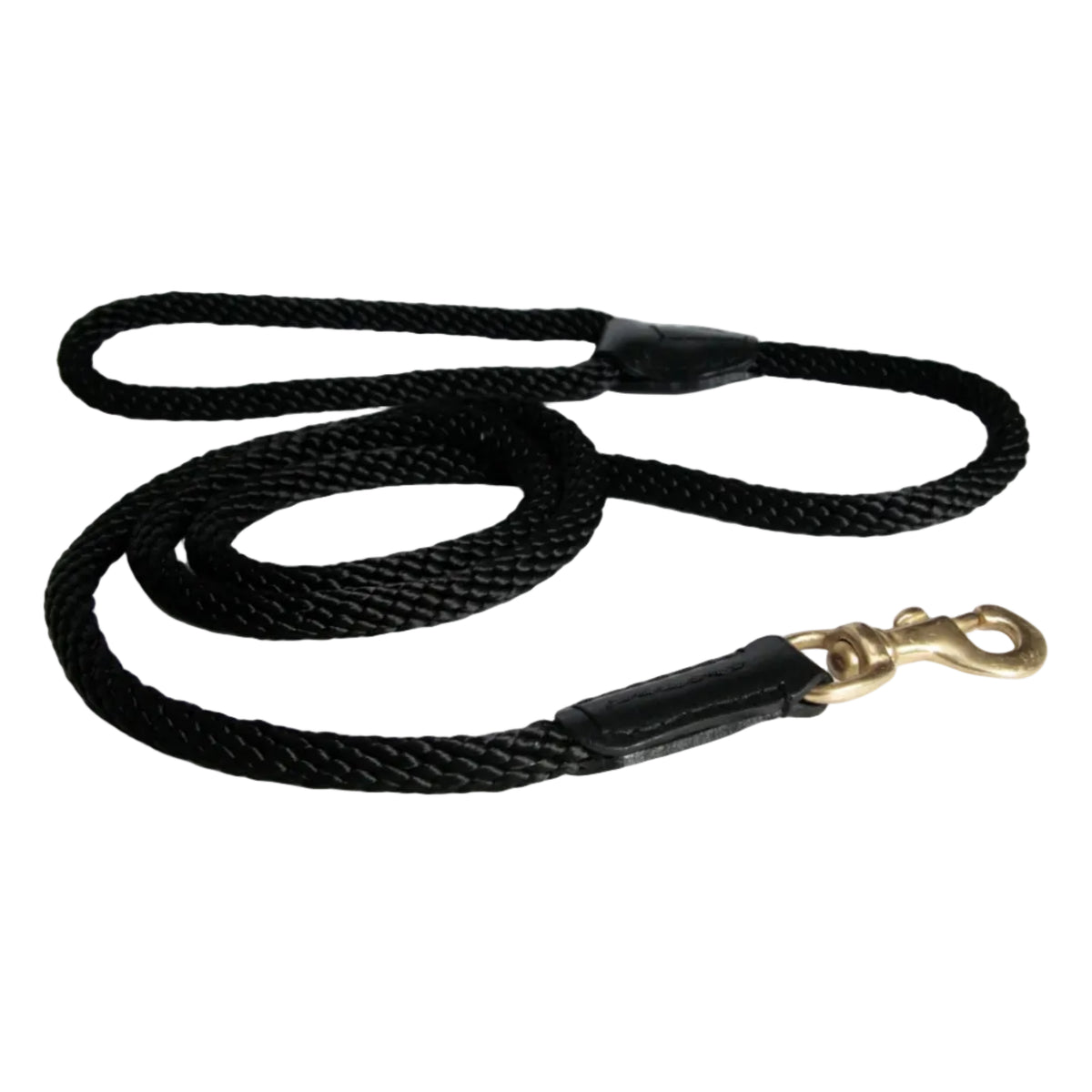 Rope and Leather Snap Lead (6ft x 3/4 in)
