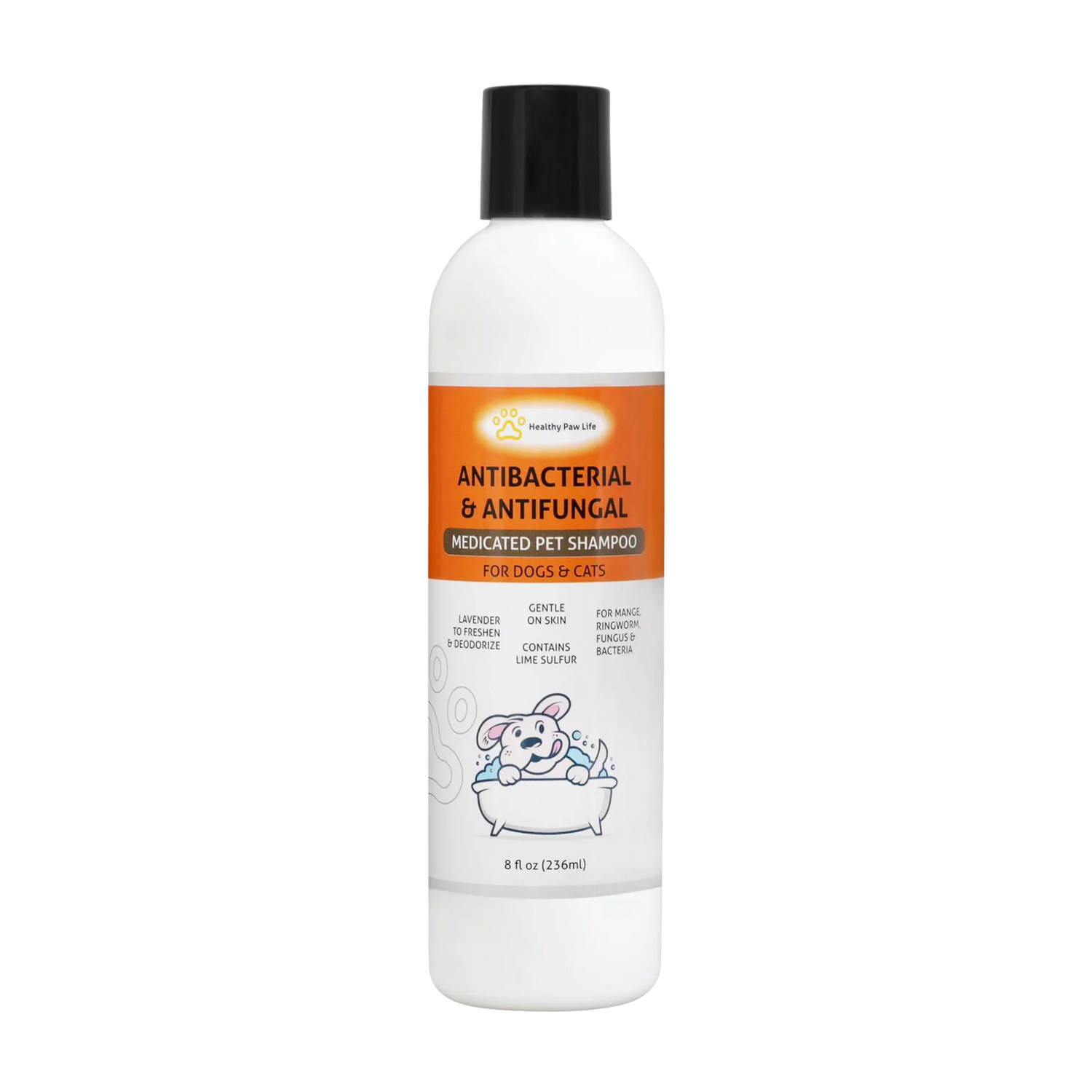 Classic's Medicated Pet Shampoo - Veterinary Treatment Against Ringworm, Mange, Lice, and Dry Skin