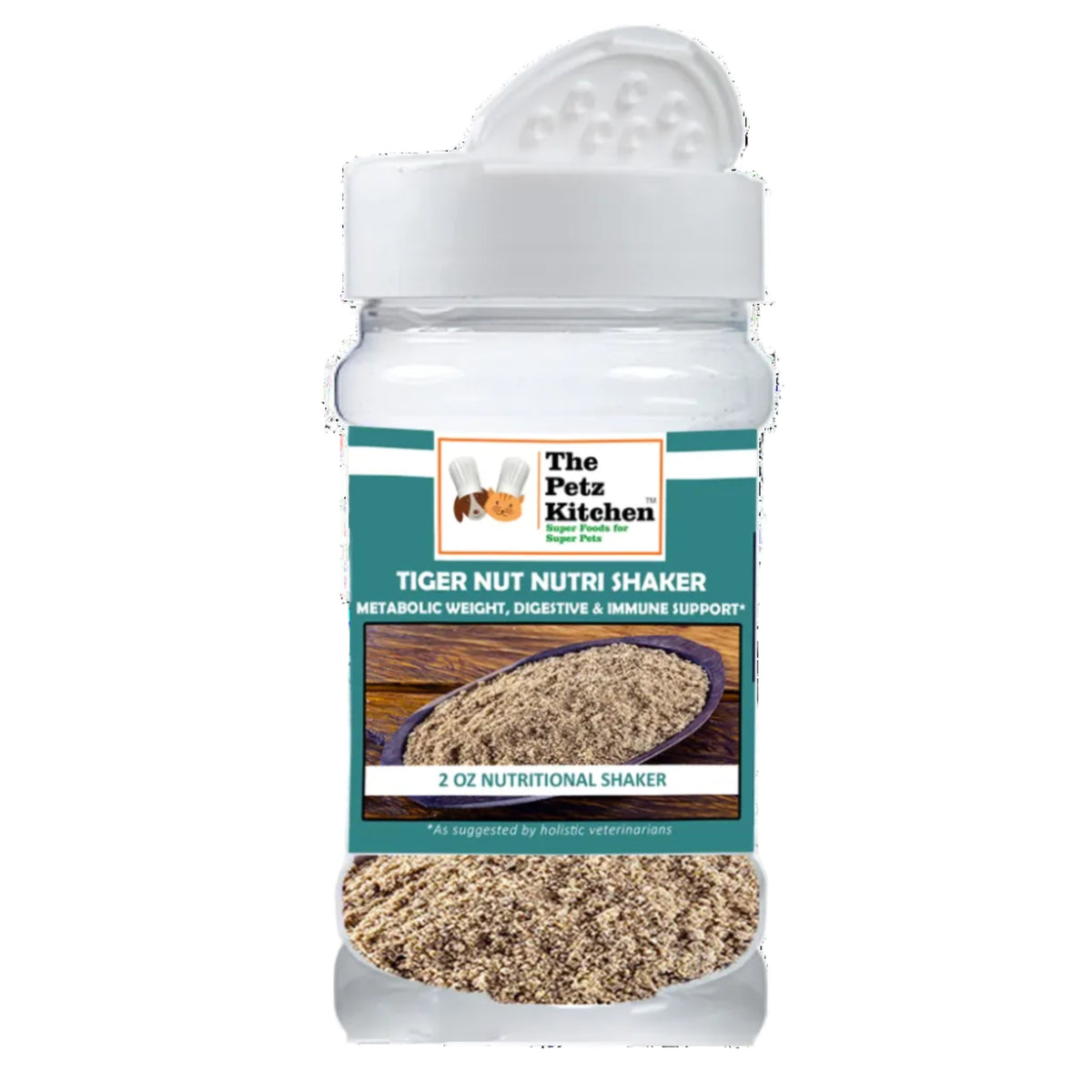 Tiger Nut Root Powder* Metabolic Weight, Digestive & Immune Support* The Petz Kitchen Organic Super Food Ingredients Dogs Cats