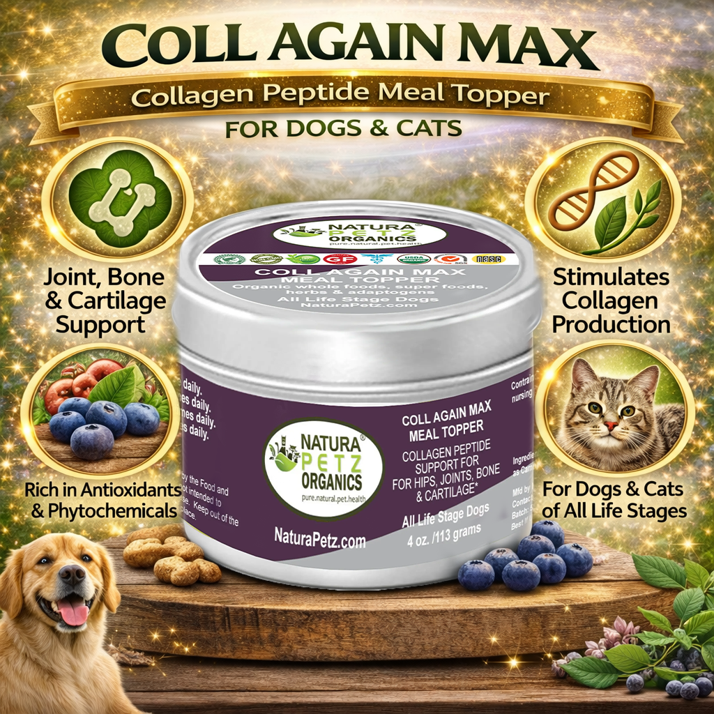 Coll Again Max Collagen Peptide Support Meal Topper* Hips, Joint, Bone & Cartilage Support* Dogs & Cats*