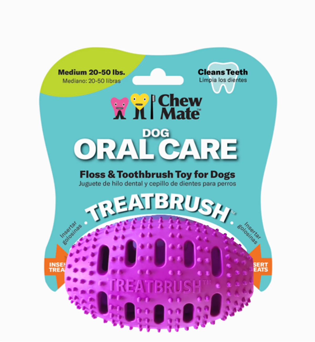 Natural Rubber Football Oral Care Toy