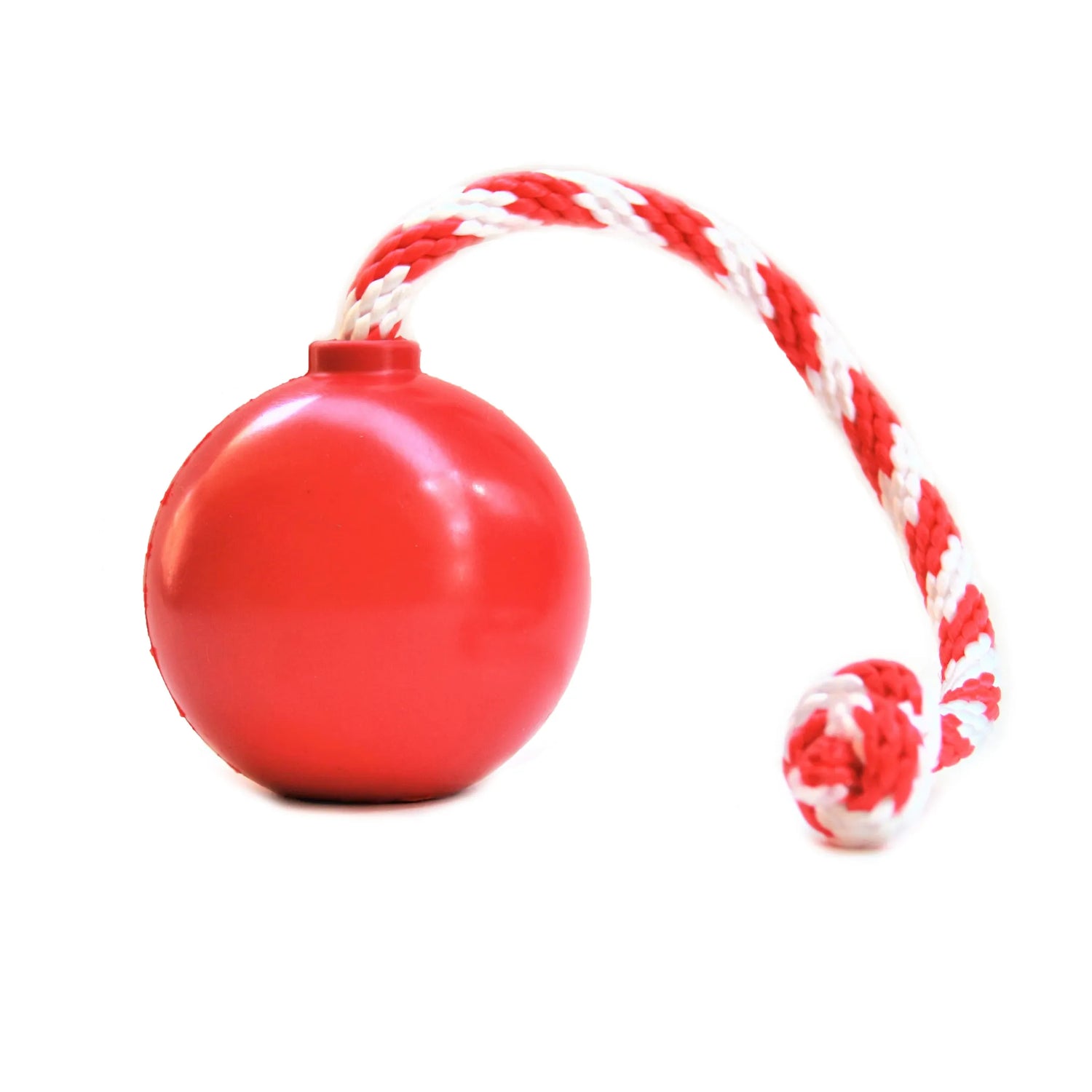 USA-K9 Cherry Bomb Durable Rubber Dog Chew Toy & Treat Dispenser
