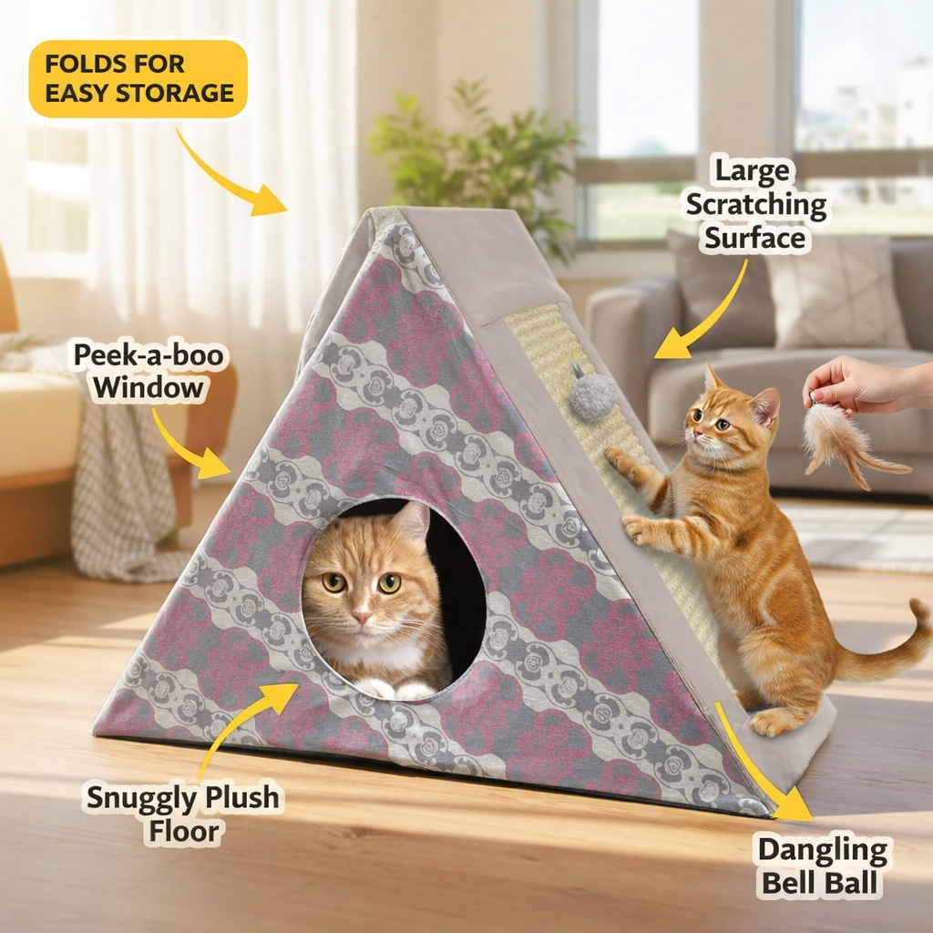 KONG(R) Play Spaces Zen Den Cat Toy
