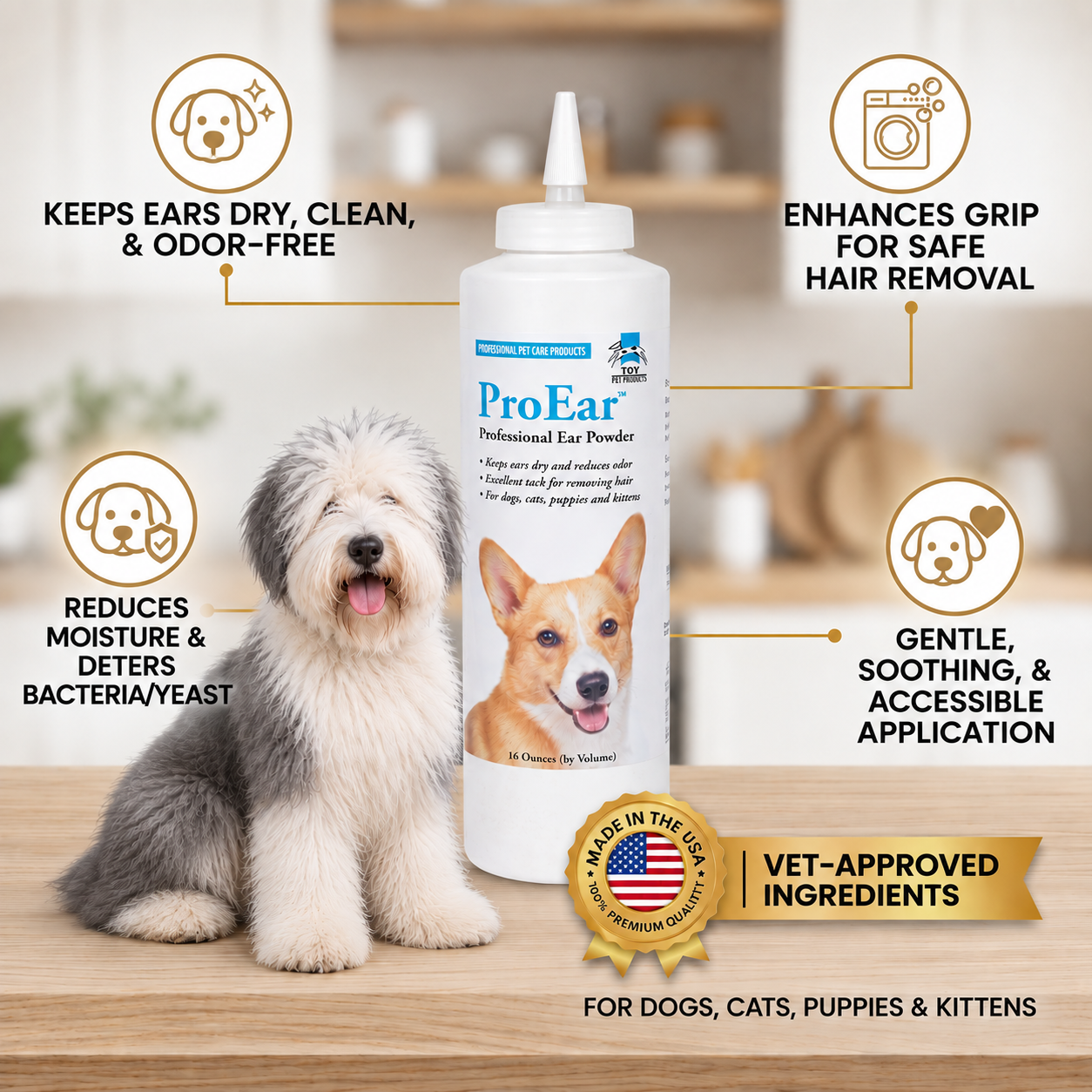 TP ProEar Professional Ear Powder 16oz