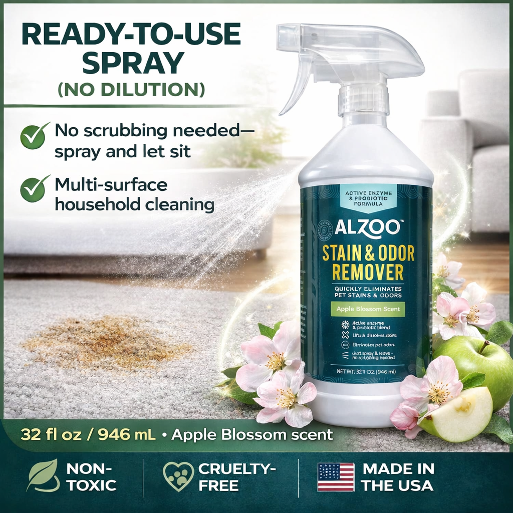 ALZOO Enzymatic Stain & Odor Remover Apple Blossom