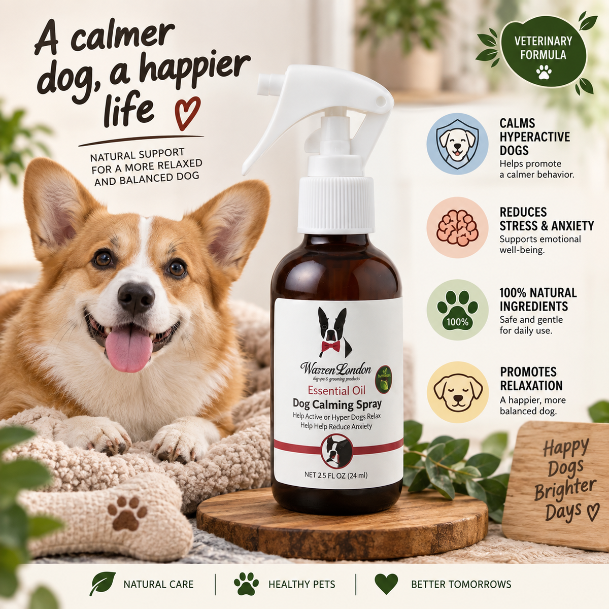 Essential Oil Dog Calming Spray