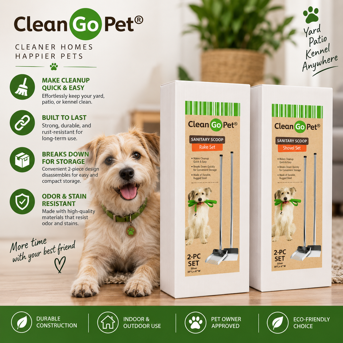 Clean Go Pet Sanitary Scoop