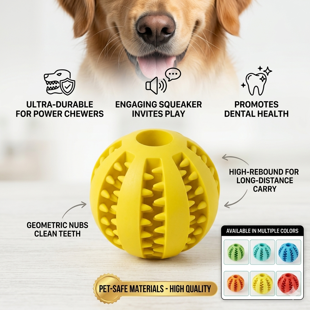 Dog Squeaky Ball Toy