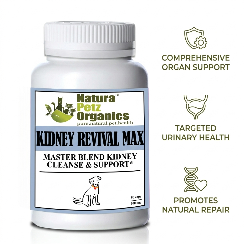 Kidney Revival Max Master Blend Kidney Cleanse & Support Capsules* Adult & Senior Dogs