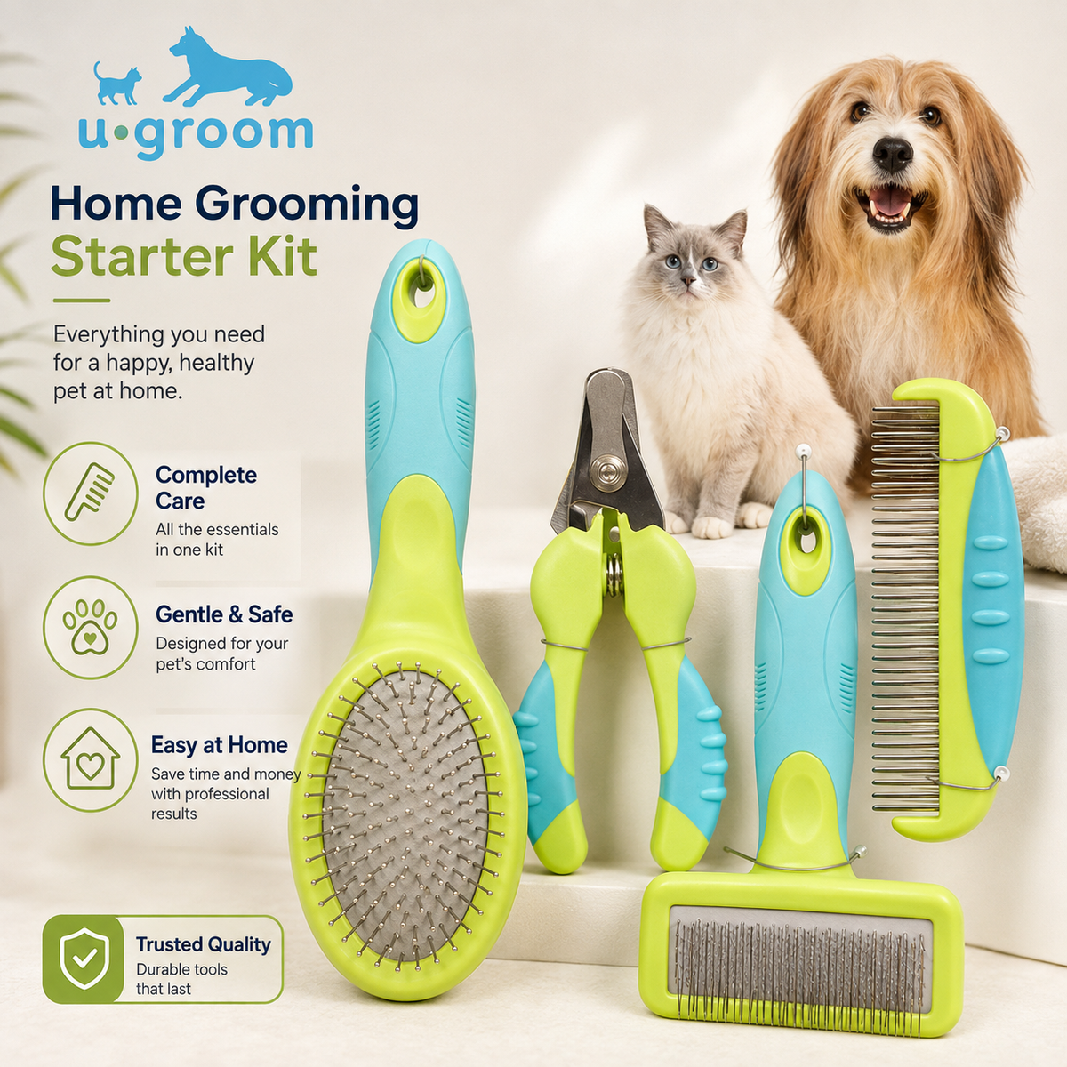 UG Starter Grooming Kit 4Pc