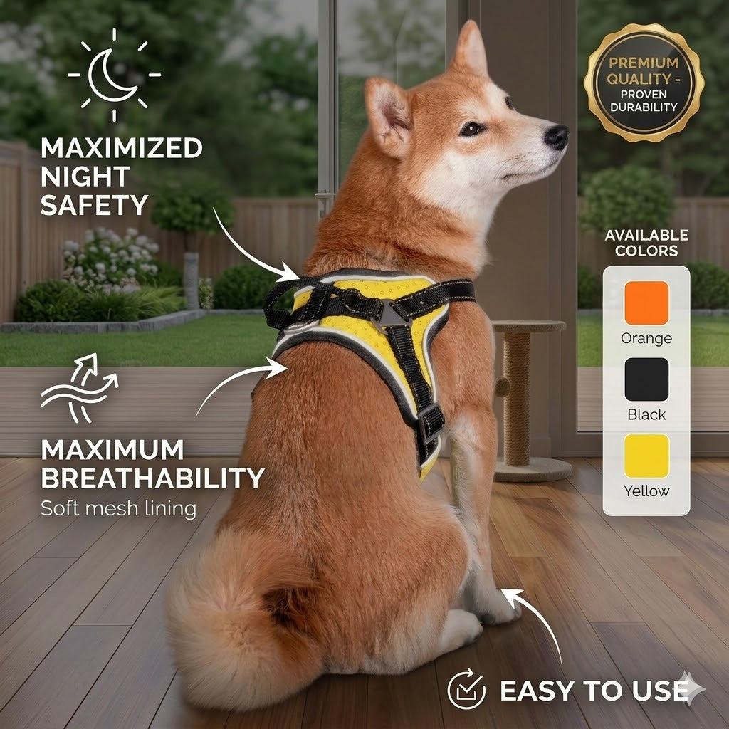 Sporty High-Performance Free-Range Dog Harness