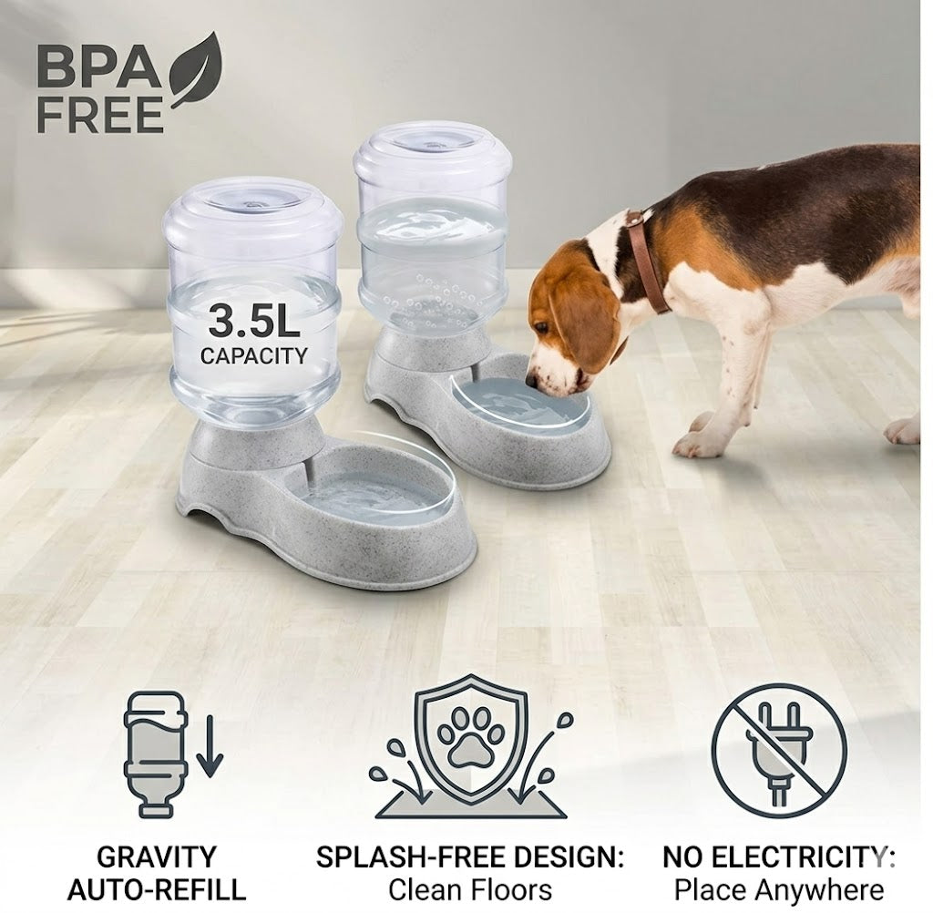 Self-Dispensing Gravity Pet Water Dispenser